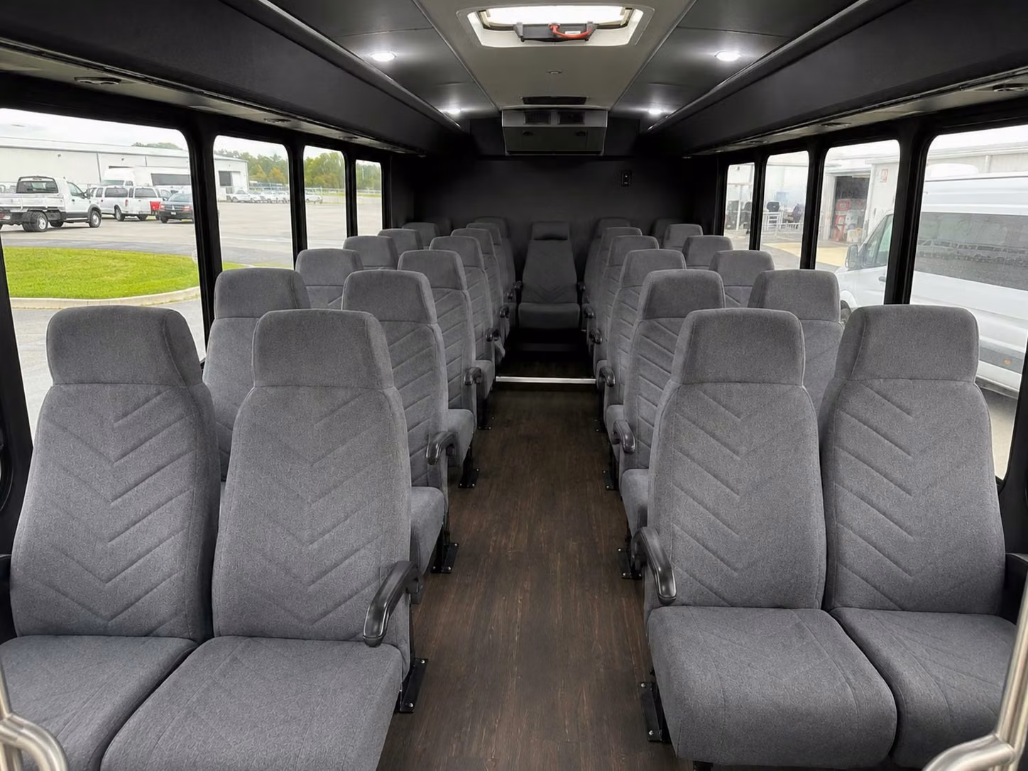 15 passenger minibus inside
