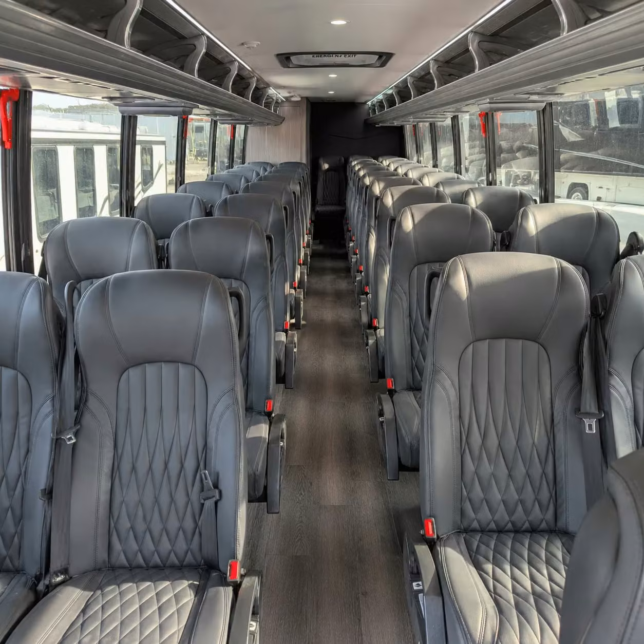 28 passenger minibus inside