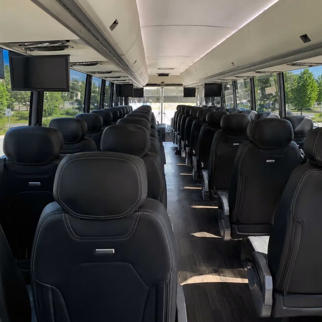 charter buses for large concert groups departing union city